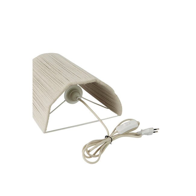 Light en Living Wandlamp 26,5x15x40 cm SIVA crème