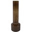 Light en Living Vaas Ø13,5x40,5 cm BORANDO glas donker bruin