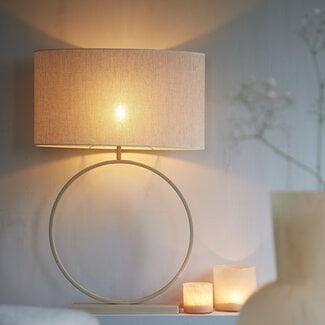 Light en Living Lampvoet LIVA crème - Diverse afmetingen