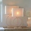 Light en Living Lampenkap ovaal BRESKA parel wit - Diverse maten