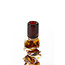 Light en Living Kandelaar Ø11x22 cm ESTIVA glas amber+donker bruin