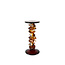 Light en Living Kaarsenhouder Ø12,5x28 cm ESTIVA glas amber+donker bruin