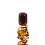 Light en Living Kandelaar Ø12x34 cm ESTIVA glas amber+donker bruin