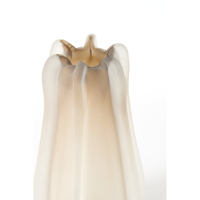 Light en Living Vaas Ø19x33 cm MURELA mat licht bruin