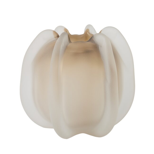 Light en Living Vaas Ø21x19 cm MURELA mat licht bruin