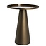 Light en Living Bijzettafel Ø46x46 cm JAY glans bruin-brons+mat bruin-brons