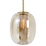 Light en Living Hanglamp Ø30x36 cm MINDELO glas amber+goud