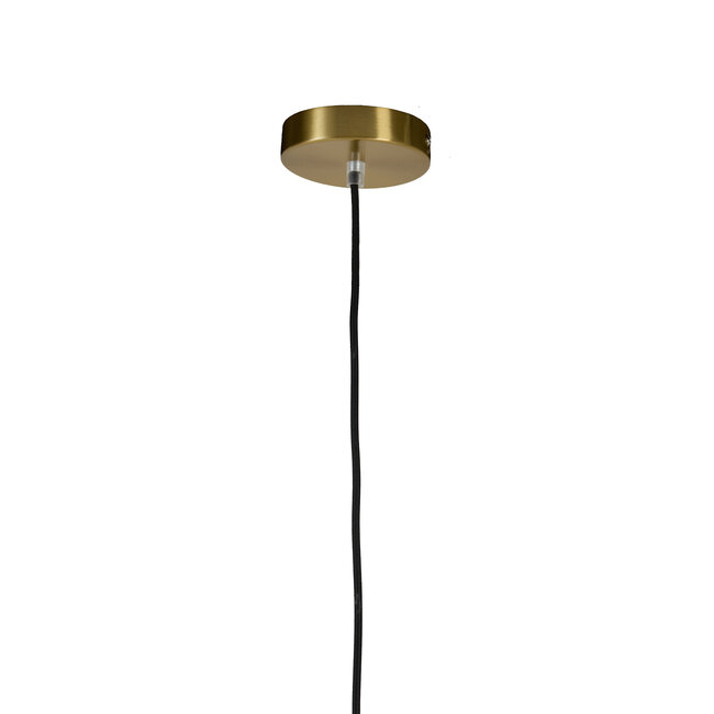 Light en Living Hanglamp Ø30x36 cm MINDELO glas amber+goud