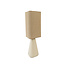 Light en Living Tafellamp 22x22x62 cm ZUWENA crème+linnen naturel