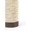 Light en Living Tafellamp Ø16x35 cm BRYLO hout print d bruin+linnen naturel