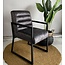 Wildeboer & v/d Weide Showroommodel Eettafelstoel Kick open arm Stof C Marble