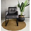 Wildeboer & v/d Weide Showroommodel Eettafelstoel Kira gesloten arm Stof C marble