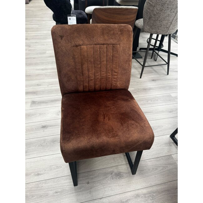 Wildeboer & v/d Weide Showroommodel Eettafelstoel Kitty Stof C marble