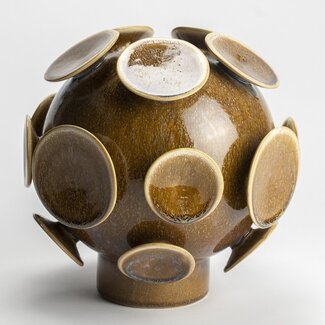 ISAA Vaas Sclafani 24,7x23,5 cm - bruin