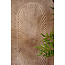 PTMD Wandpaneel Dishita Creme MDF Dubbel ovaal