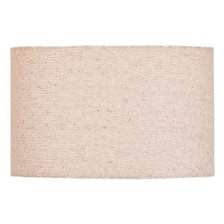 PTMD Wandlamp Devi Naturel linnen rechthoekig laag