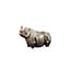 PTMD Ornament neushoorn Tarig Lichtbruin Keramiek S