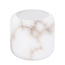 PTMD Theelicht Audin Wit Alabaster rond L