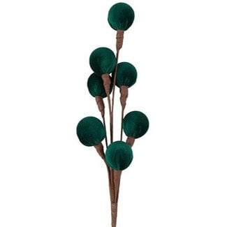 Countryfield Steker Christmas balls L groen