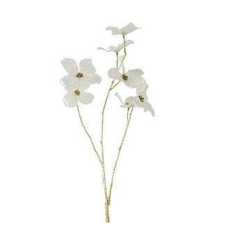 Countryfield Kunstbloem Sparkly Cornus S wit