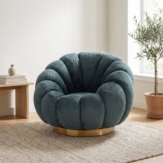 PTMD Fauteuil Daisy Euphoria Teal