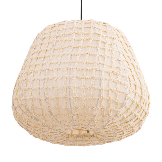 Light en Living Hanglamp Tayma Creme patroon L