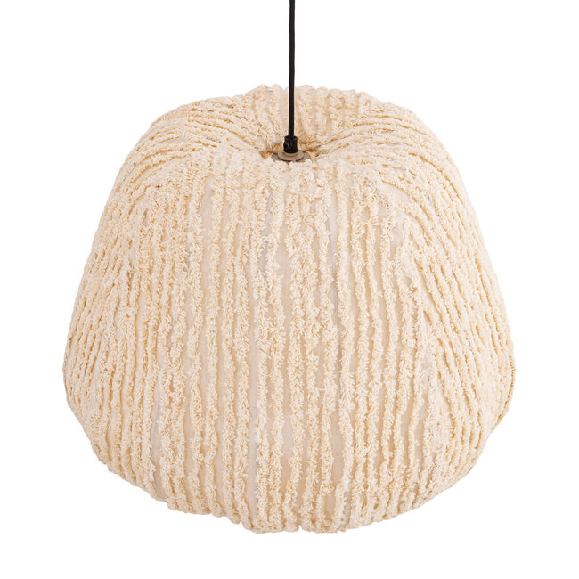 Light en Living Hanglamp Tayma Creme Striped L