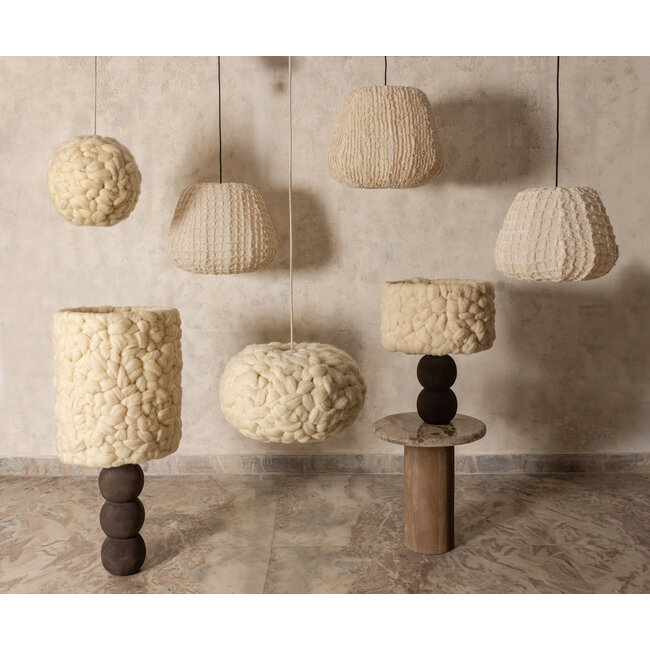Light en Living Hanglamp Tayma Creme Striped S