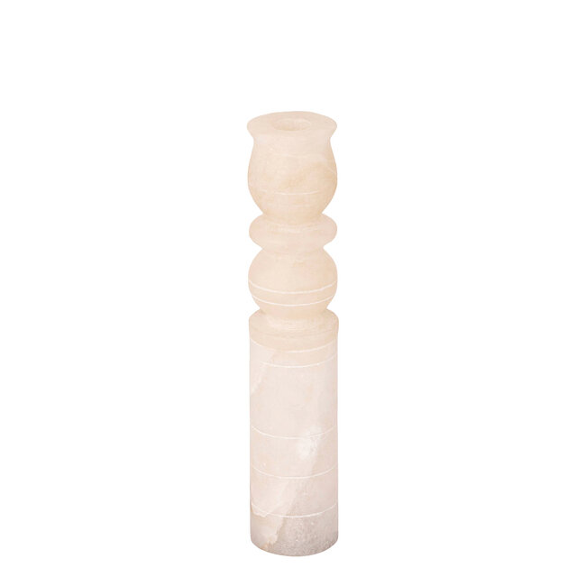 PTMD Kandelaar Libra Naturel alabaster layers L