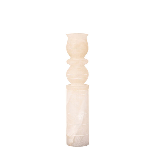 PTMD Kandelaar Libra Naturel alabaster layers L