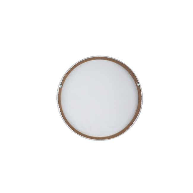 PTMD Wandpaneel Moti Creme canvas structuur rond S