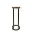 Light en Living Bijzettafel 30x23x60 cm LURO marmer zand+mat bruin-brons
