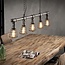 erBij WoonOutlet Hanglamp 5xØ12 Industrial Tube Wire
