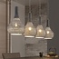 Hanglamp 4L Punch Kegel grijs