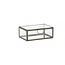 Light & Living Deco box 15,5x10,5x6 cm ALESSINA antiek brons+helder glas