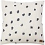 erBij WoonOutlet Kussen Dot Grijs 50x50 cm