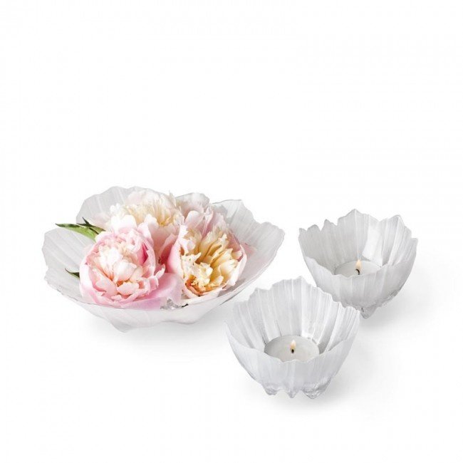 Weiße Schale „Anemone“ Mats Jonasson