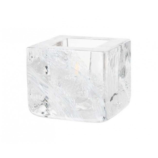 kennis Stiptheid binding Waxinelichthouder Brick | Grote collectie Kosta Boda glaskunst - Kristal- Glas Leerdam