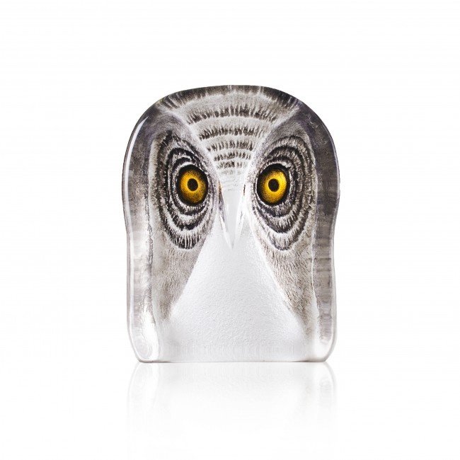 „Eule“ aus Kristallgas, nach einem Entwurf von Mats Jonasson.