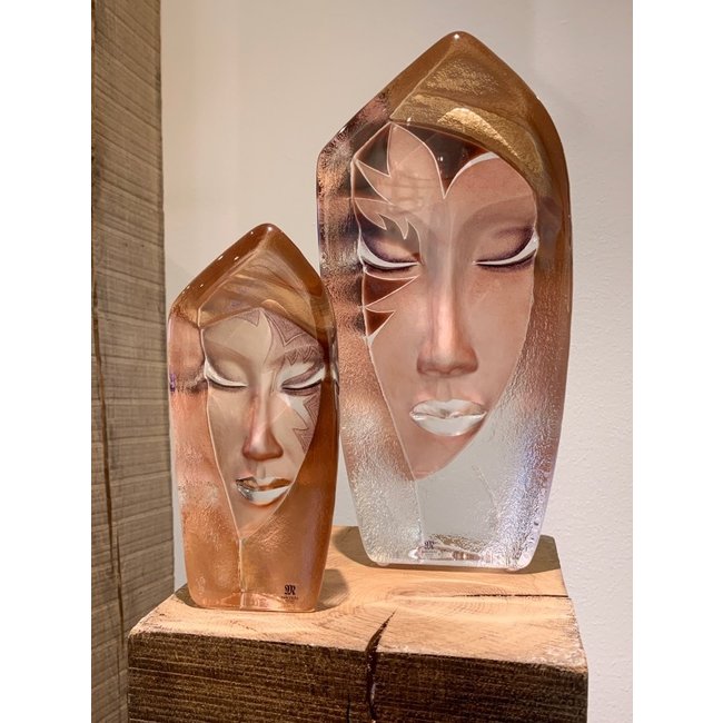 Mats Jonasson sculptuur 'Zonnestraal' KristalGlas Leerdam