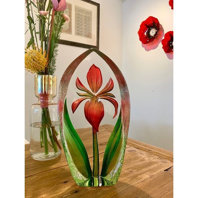 Mats Jonasson Blume „Lilie“ aus reinem Kristall