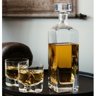 Whisky karaf met 2 whisky glazen