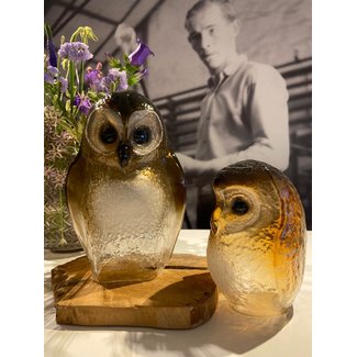 Mats Jonasson (Glaskunstenaar) Eule aus Glas Mats Jonasson