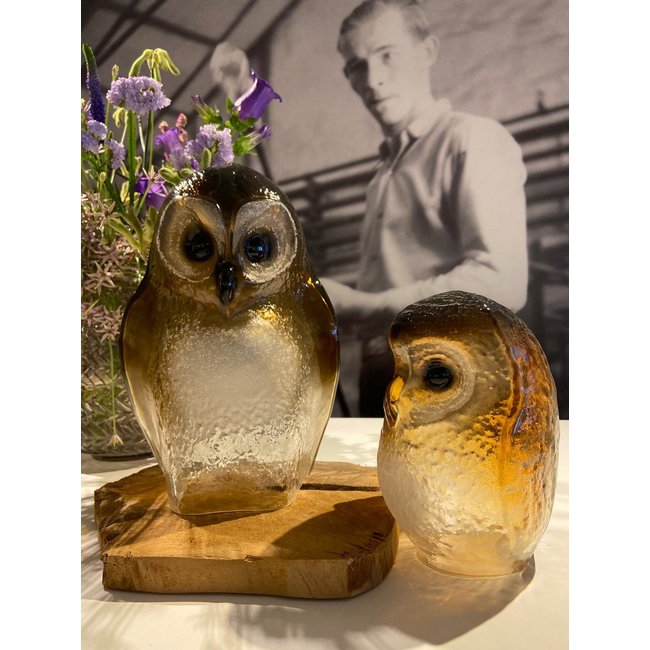 Eule aus Glas Mats Jonasson