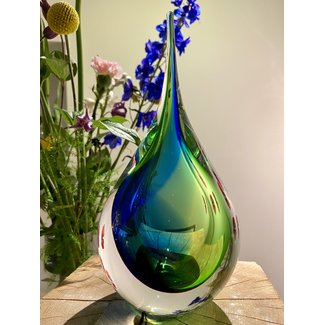 Patrick de Keijzer Leerdam glaskunst druppel Patrick de Keijzer Leerdam glaskunst druppel