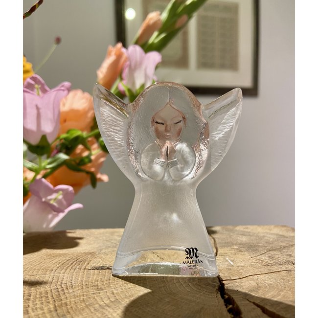 Mats Jonasson Weihnachtsengel aus Kristallglas