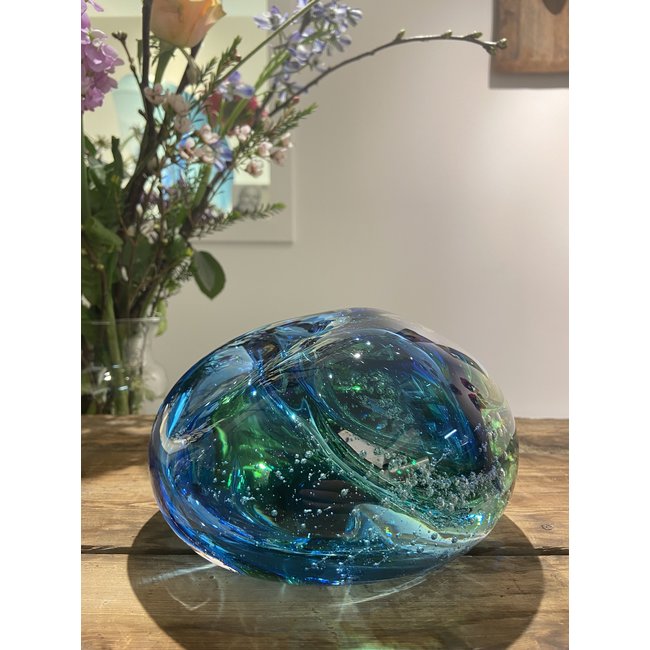 Leerdam Glaskunst 4 Elemente „Wasser“