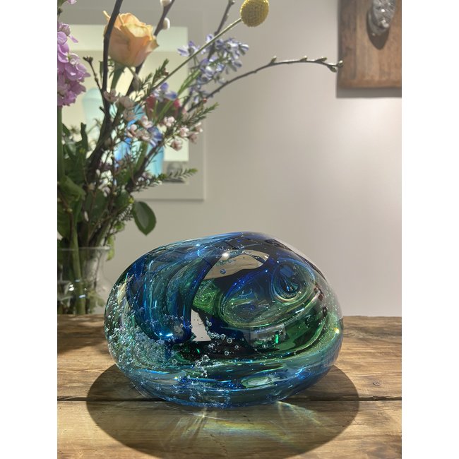 Leerdam Glaskunst 4 Elemente „Wasser“