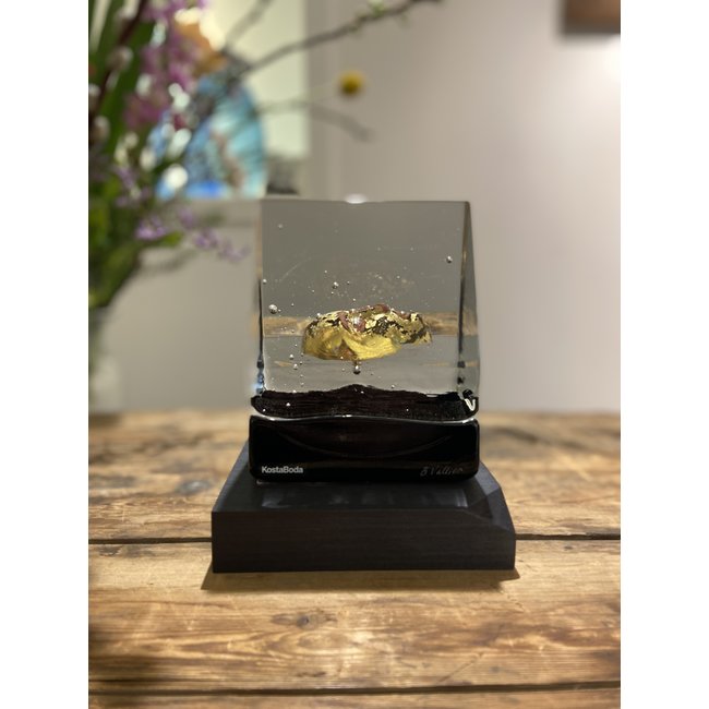 Kosta Boda Bertil Vallien House Gold