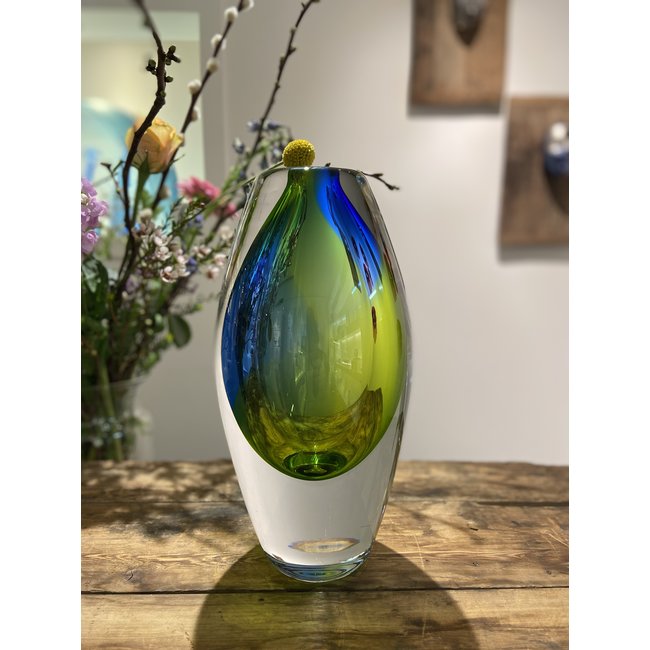 Leerdam Glaskunst Vase „Holland“